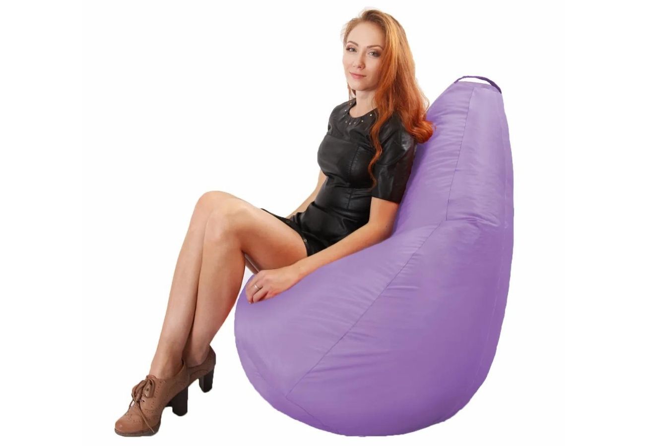 Кресло-мешок груша XL Сиреневый