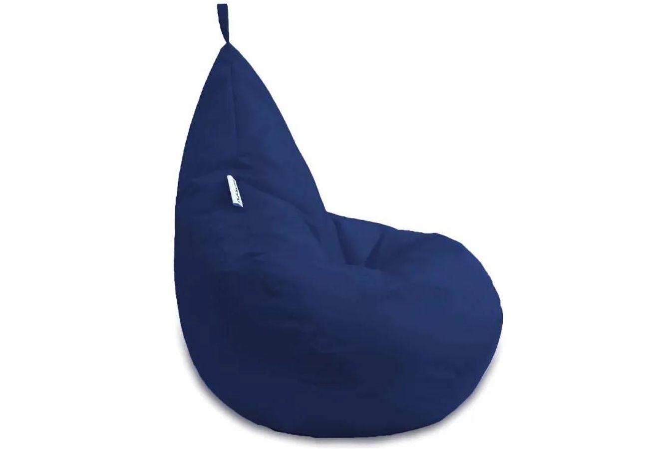 Кресло-мешок груша L Темно-синий