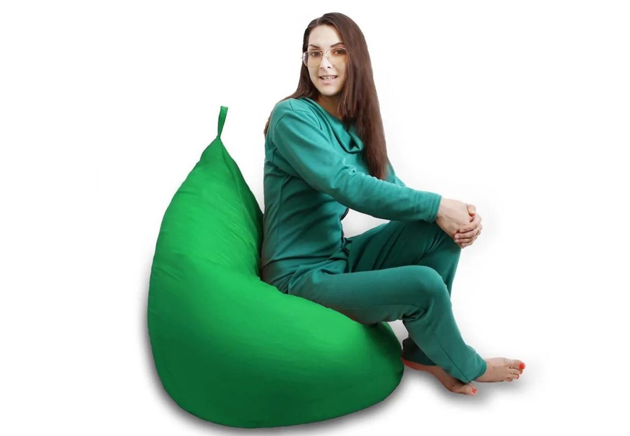 Кресло-мешок груша L Зеленый