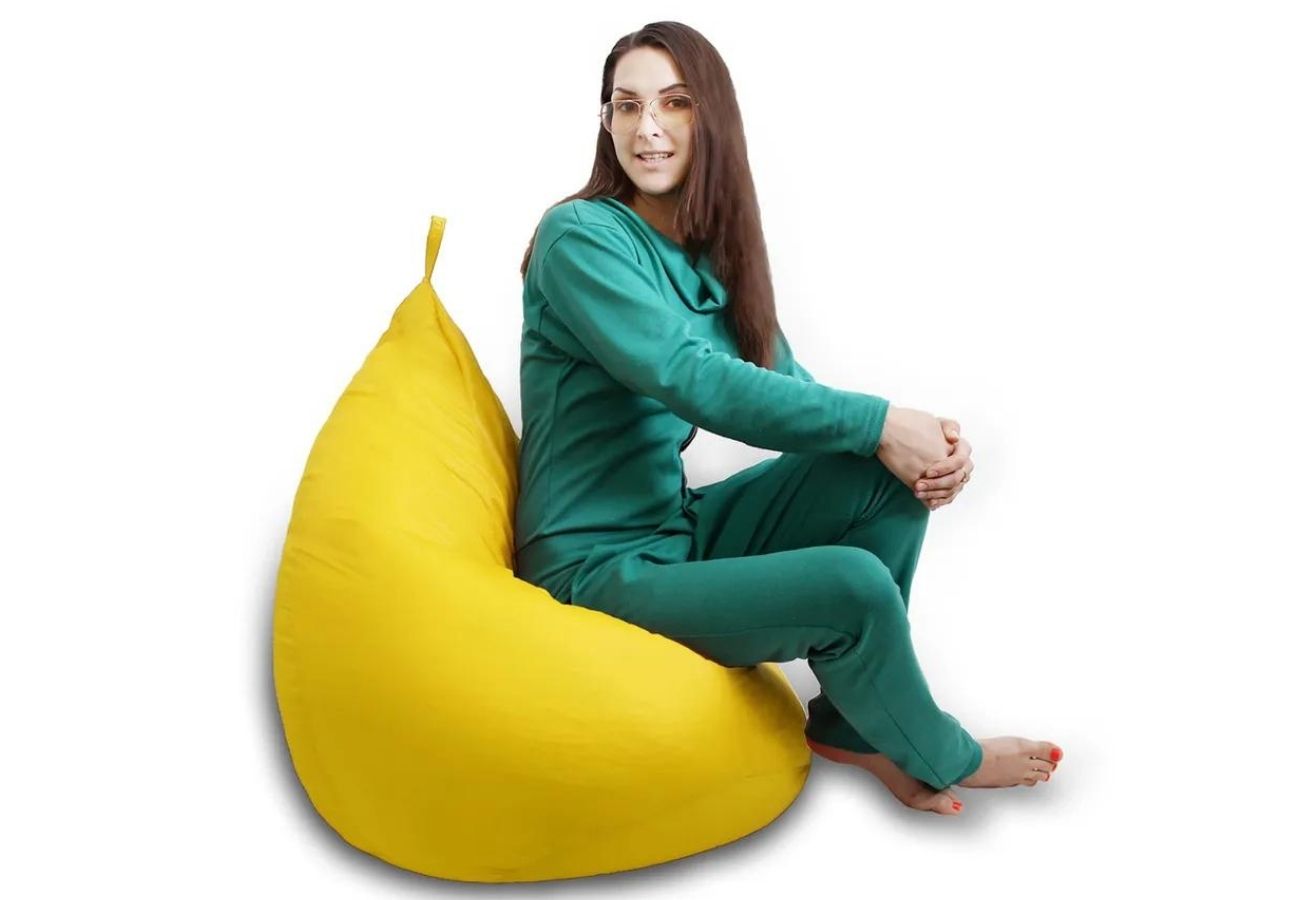 Кресло-мешок груша L Желтый