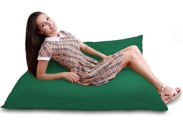Кресло-мешок Мат-подушка XXL 110*150 см Зеленый