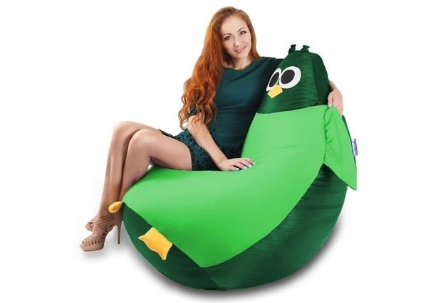 Кресло-мешок Сова XXL Зеленый