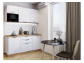 Кухонный гарнитур Лайт-01 Special White, Дуб Вотан 160 см, столешница Дуб натуральный