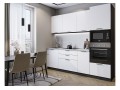 Кухонный гарнитур Лайт-02 Special White, Graphite 240 см, столешница Антарес