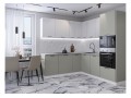 Кухонный гарнитур Лайт-03 Special White/Special Grey, Белый 210/220 см, столешница Кварцит Бьянко