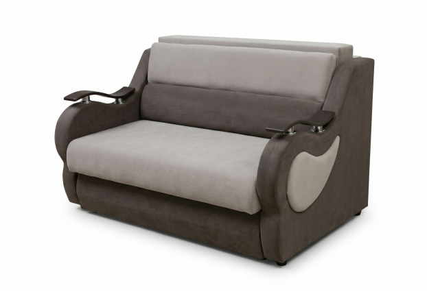 Прямой диван Бали 1,2 выкатной, микровелюр, 143 х 102 х 92 см