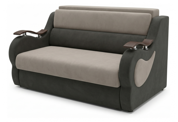 Прямой диван Бали 1,2, выкатной, микровелюр, 143 х 102 х 92 см