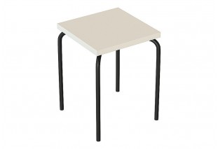 Табуретки CHICO (SLC-1.2) Cashmere In 2S, каркас матовый чёрный