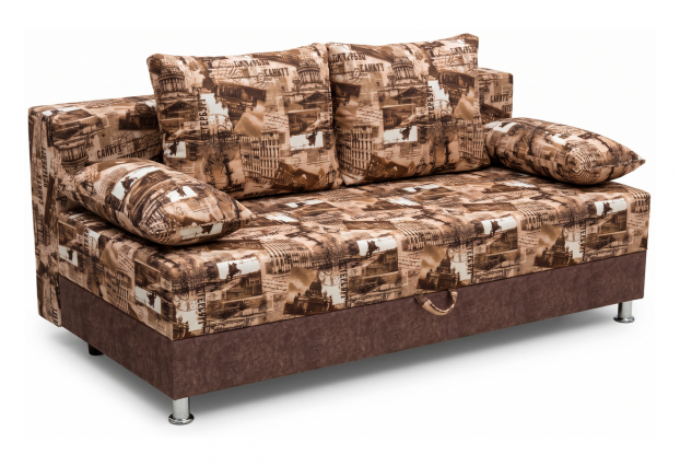 Прямой диван Лана без подлокотников рисунок Спб