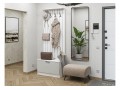 Прихожая Стиль-01, корпус белый / фасад Флэт Light Grey In 2S