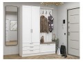 Прихожая Стиль-03, корпус белый / фасад Сканди White Silkwood