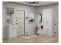 Прихожая Стиль-04, корпус белый / фасад Сканди White Silkwood