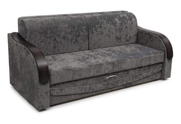 Прямой диван Лидер-2, выкатной, велюр