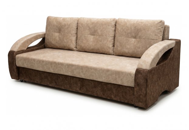 Прямой диван Гармония М еврокнижка, велюр