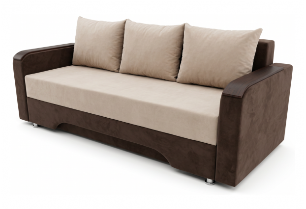 Прямой диван Белла, велюр, 220 х 105 х 75 см