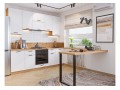 Кухонный гарнитур Фрейм-05 White Silk, Дуб Вотан 240 см, столешница Дуб натуральный