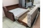 Прямой диван Гранд 2 — велюр, Сабля, 145 х 100 х 90 см