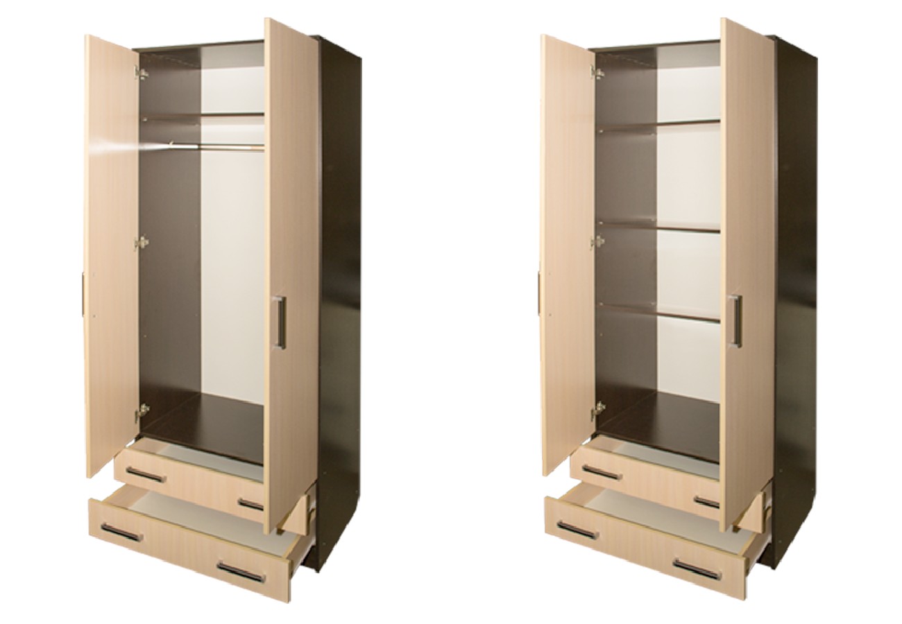 Купить Шкаф распашной ПШ-3.8 венге, дуб молочный в Мурманске.Шкаф ...