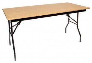 Стол складной 150х70х75 черный корпус, бук