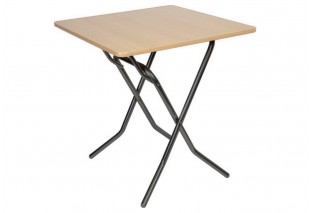 Стол складной 70х70х75 черный корпус, бук