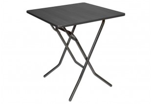 Стол складной 70х70х75 черный корпус, венге