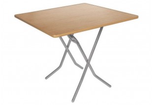 Стол складной 90х90х75 серый кристалл корпус, бук