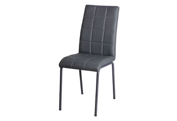 Стул Каре серый, серый корпус