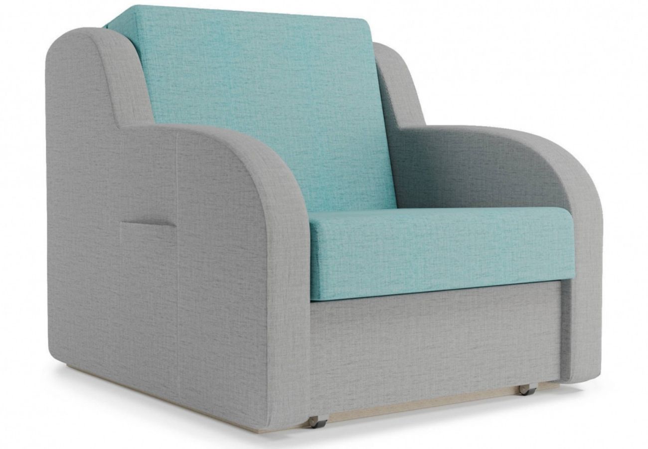 Кресло-кровать Ремикс 1 Серо-голубой 