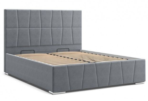 Кровать Пассаж 160 с подъемным механизмом Серый 