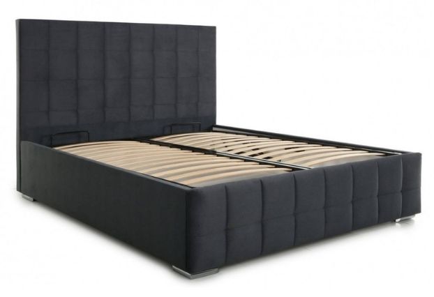 Кровать Пассаж 2 160 с подъемным механизмом Серый 