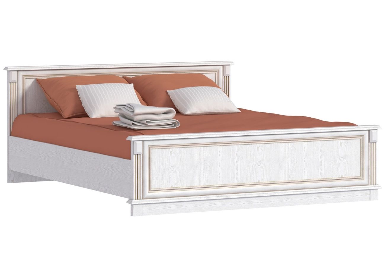 Кровать двуспальная Версаль 180 см белый ясень