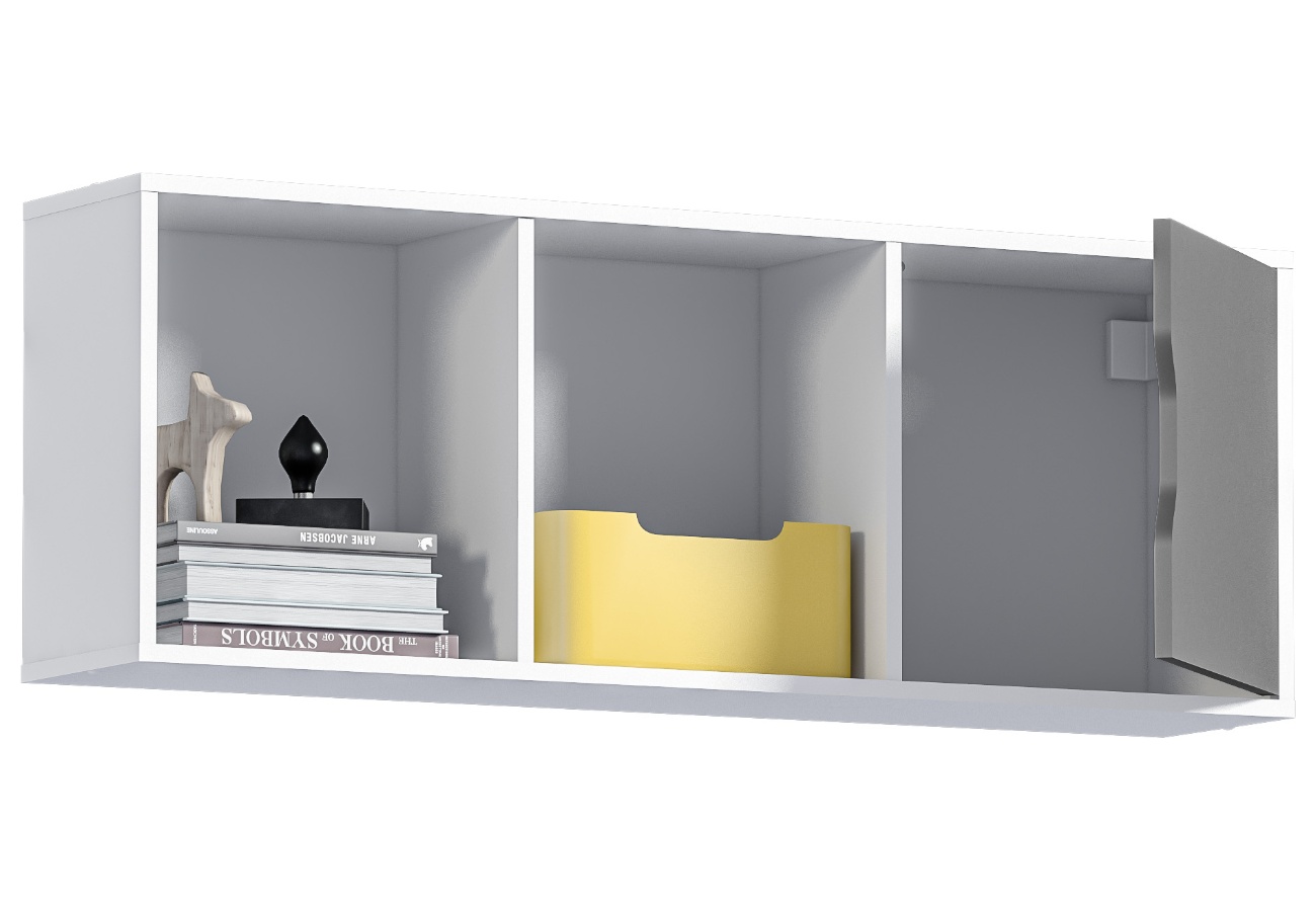 Mika СБ-3279 Полка Белый/Серый