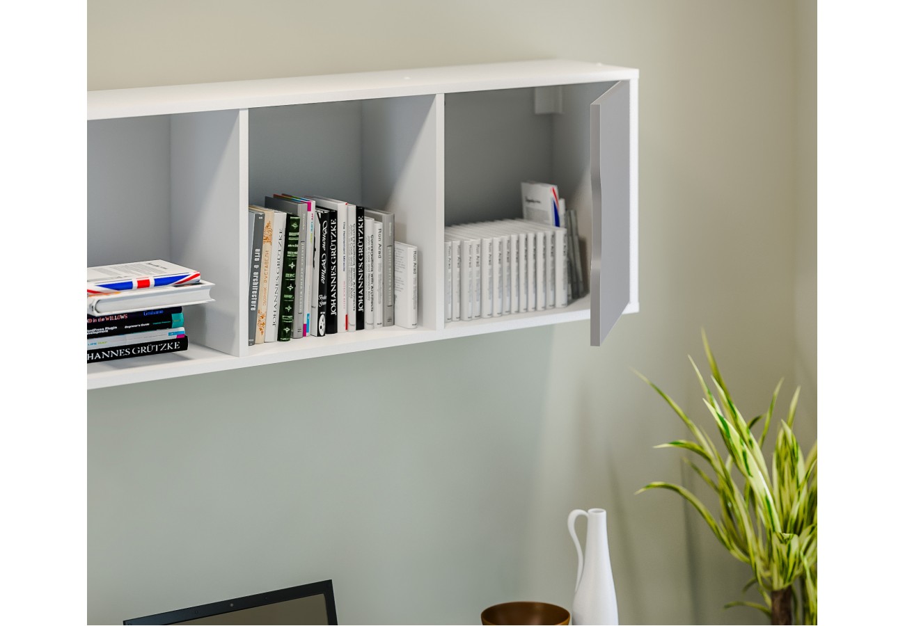 Mika СБ-3279 Полка Белый/Серый