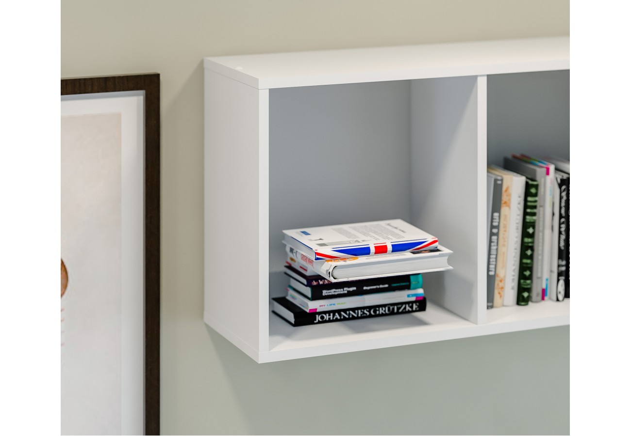 Mika СБ-3279 Полка Белый/Серый