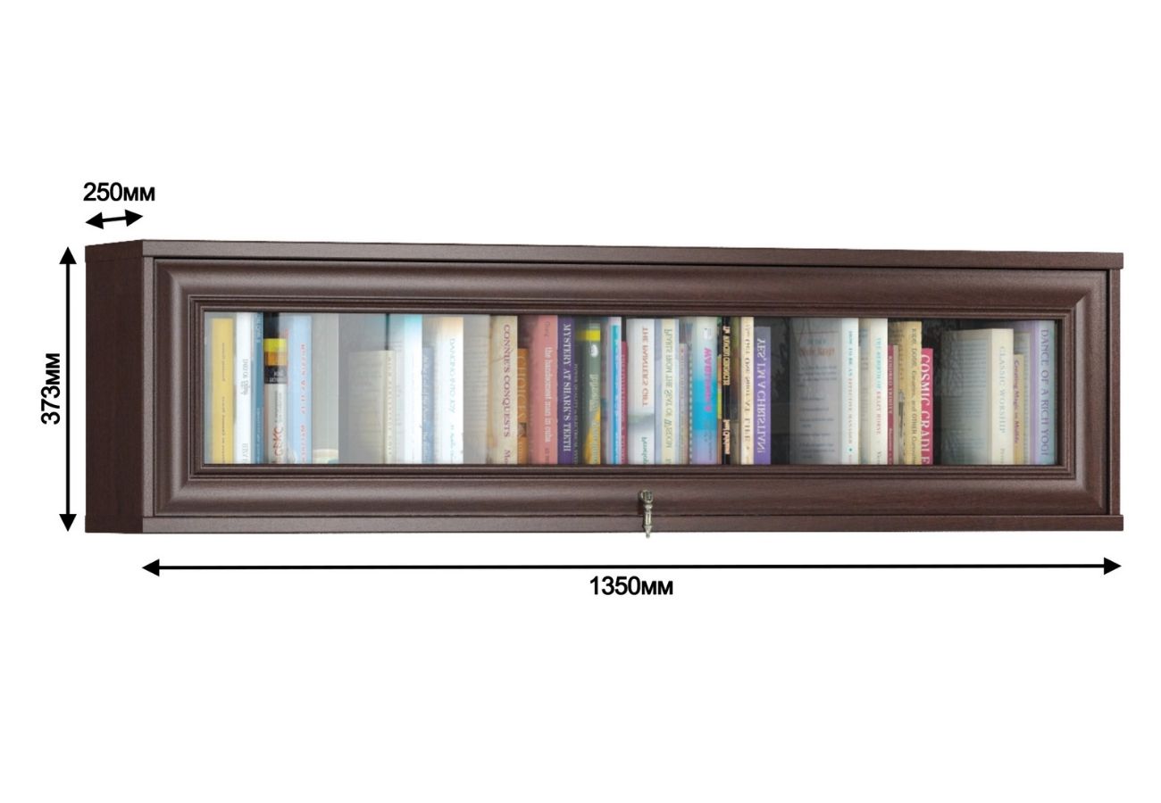 Полка навесная Верди СБ-1459 Махагон