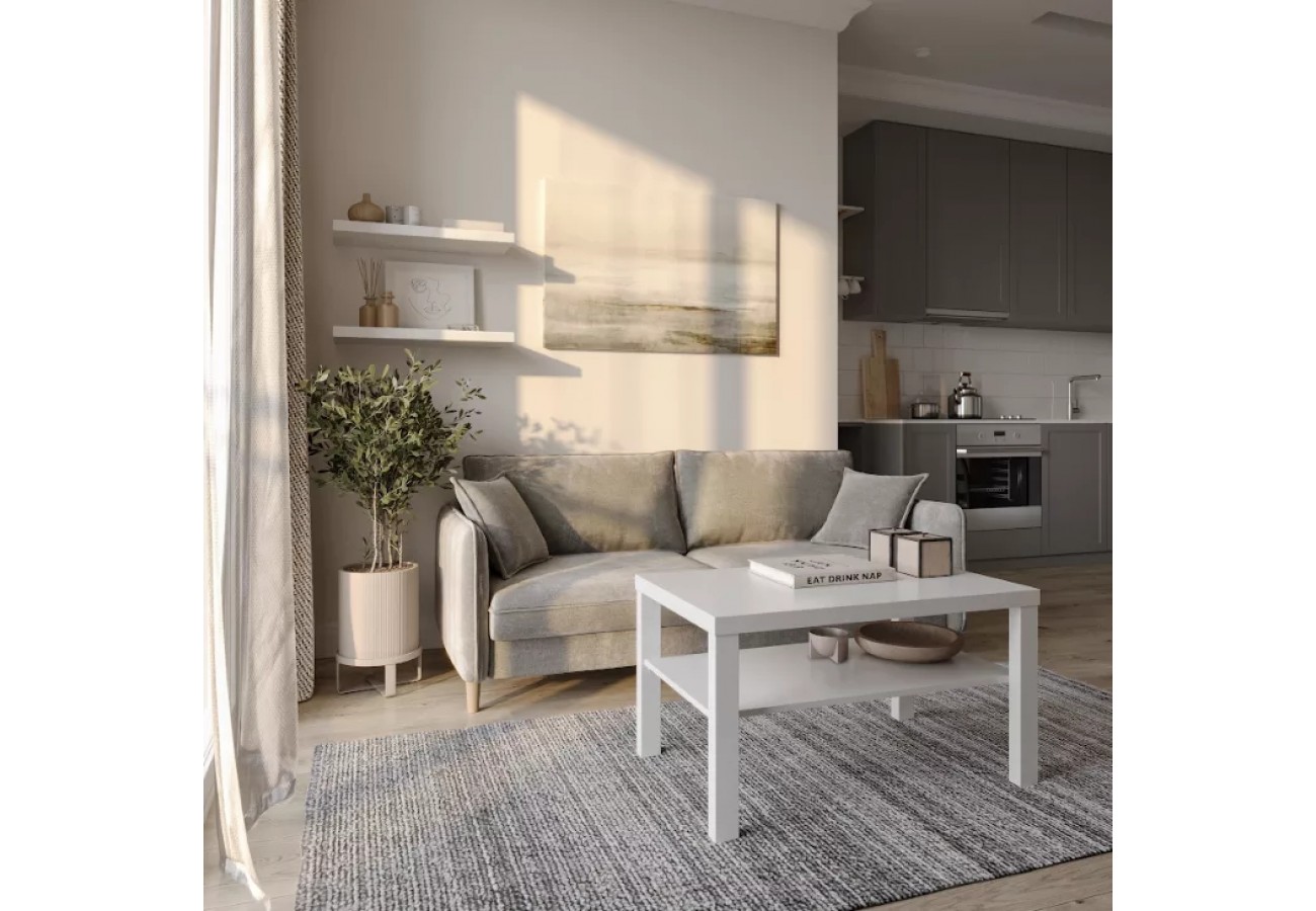 Фора 1.6 полка настенная 60х25х3.7, белый