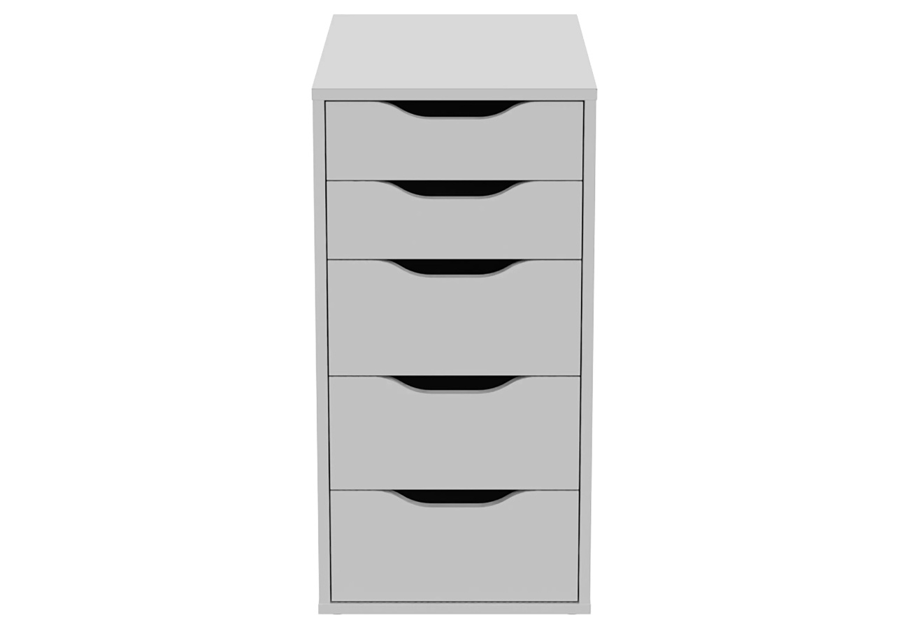 Ингар 5 комод 36x71x53, белый