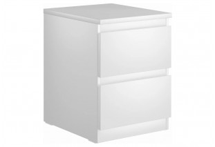 2.05.03.010.1 МАЛЬТА тумба 2 ящика 40х54 белая