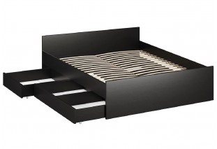 Кровать двойная 2.01.04.080.5 Орион 140х200 венге