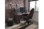 ВАРДИГ K1 cтол компьютерный 120x75x82, антрацит/красный