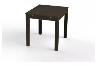 ВАРДИГ С стол обеденный 80(120)х74х70 шпон, ясень черный