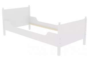 Кровать 90х200 Вествик белый лак