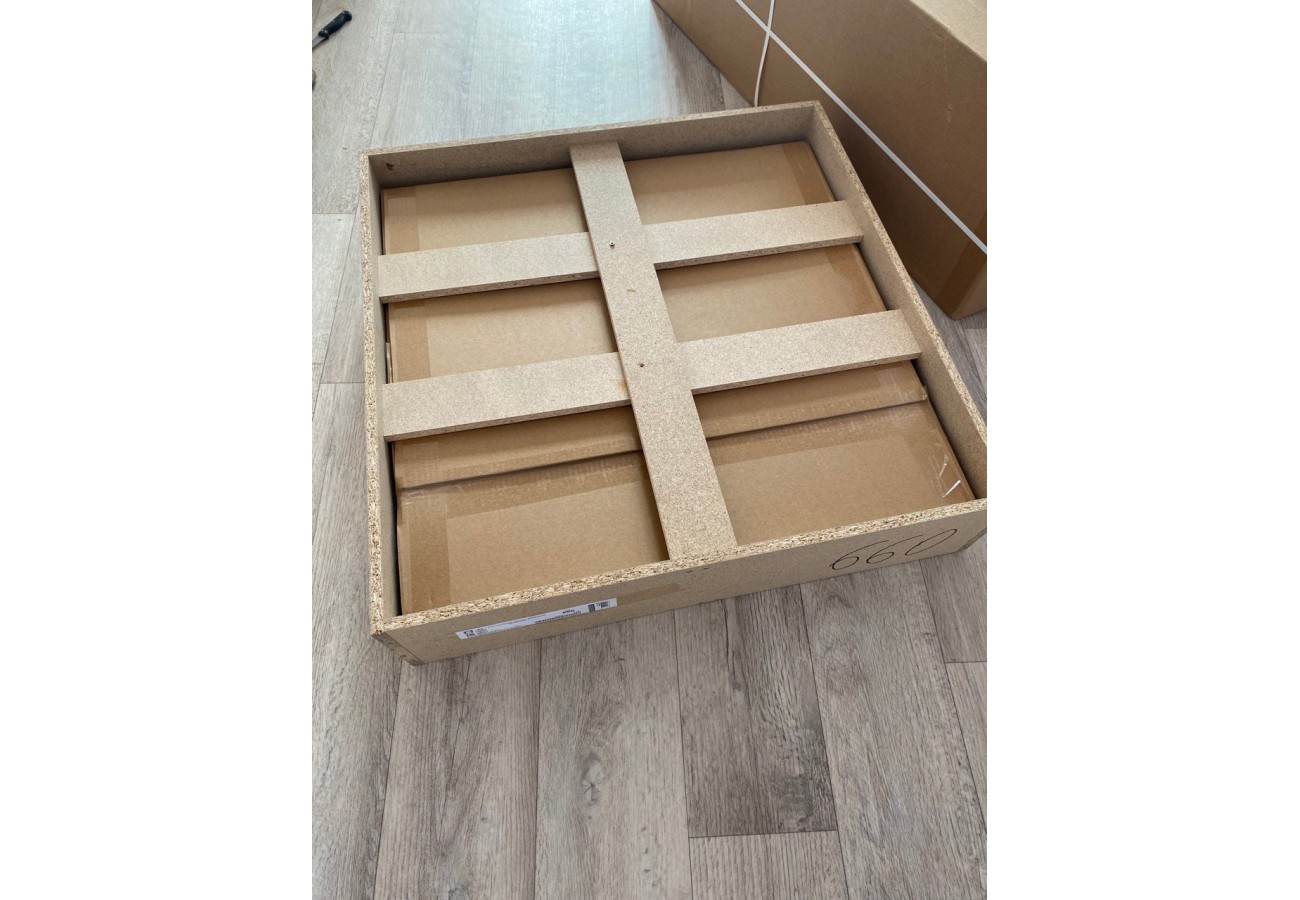 Стол гримерный (Зеркало) 800х816х140 Белый лофт
