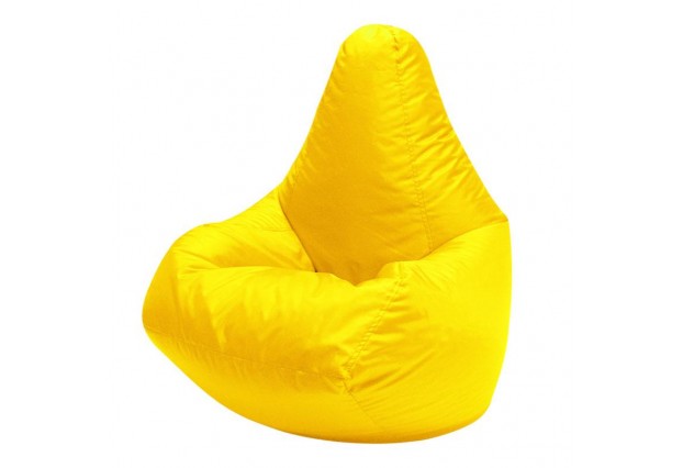 Кресло-мешок груша XXXL полиэстер желтый