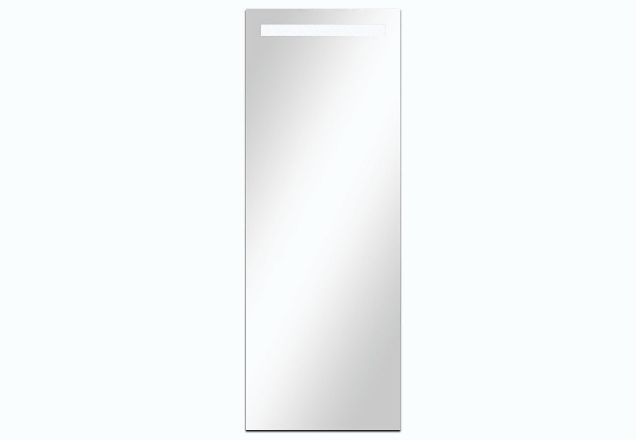 Зеркало настенное с подсветкой серебрянный