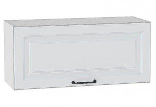 Шкаф верхний горизонтальный Ницца Blanco / Белый 80 х 31,8 х 35,8 см