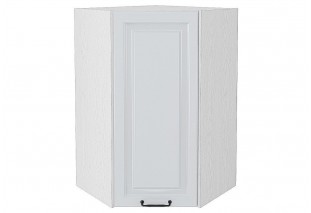 Шкаф верхний угловой Ницца Blanco / Белый 60 х 60 х 92 см