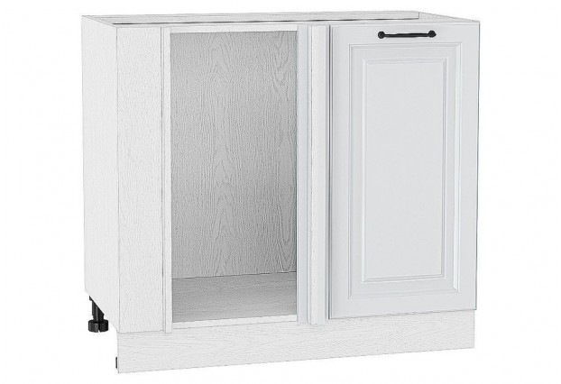 Шкаф нижний угловой Ницца Blanco / Белый 89 х 47,8 х 81,6 см