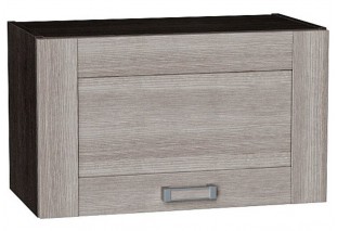 Шкаф верхний горизонтальный Лофт Cappuccino Veralinga / Graphite 60 х 32 х 35,8 см
