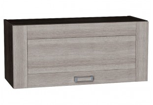 Шкаф верхний горизонтальный Лофт Cappuccino Veralinga / Graphite 80 х 32 х 35,8 см